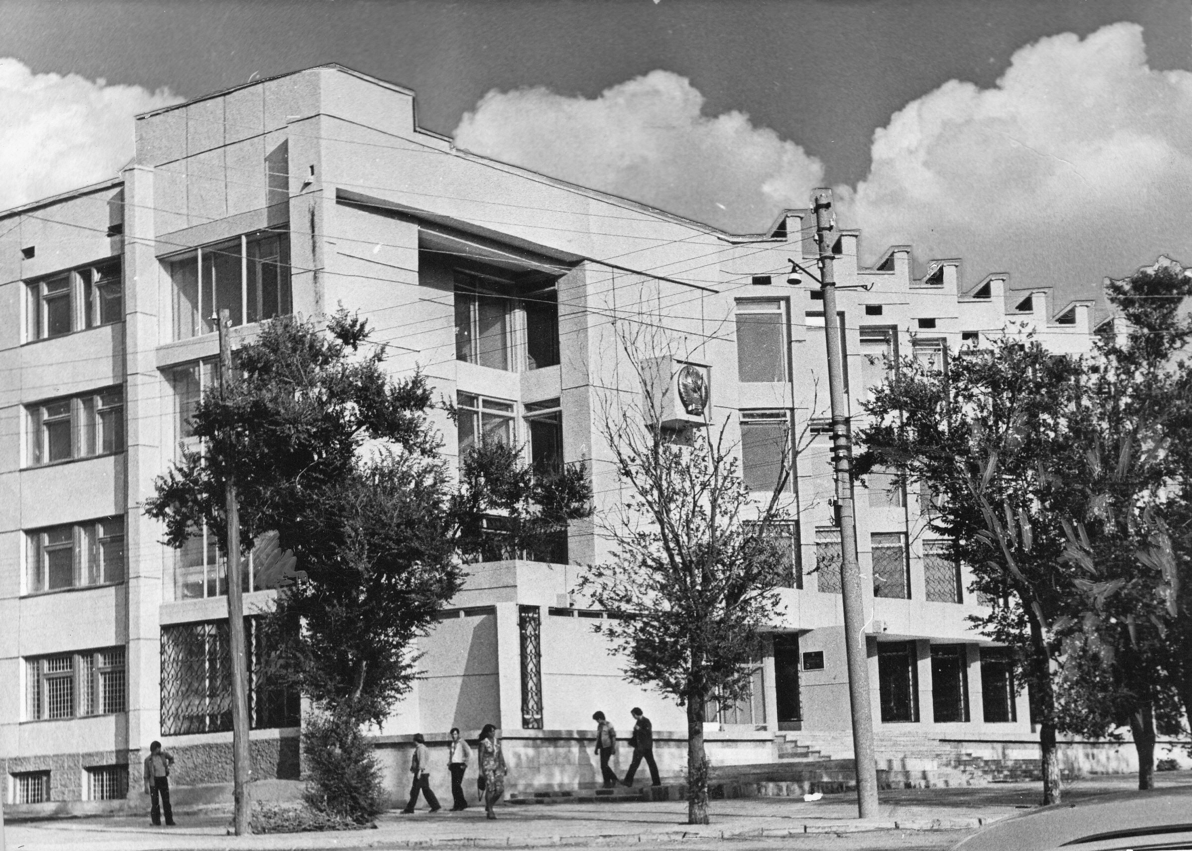 Здание Госбанка на ул. им. Крупской, 1986 г.